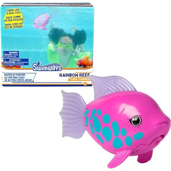 Kids Rainbow Reef Fish Toy‎ Swimming Accessories Water Toys Battery Included - Picture 1 of 6